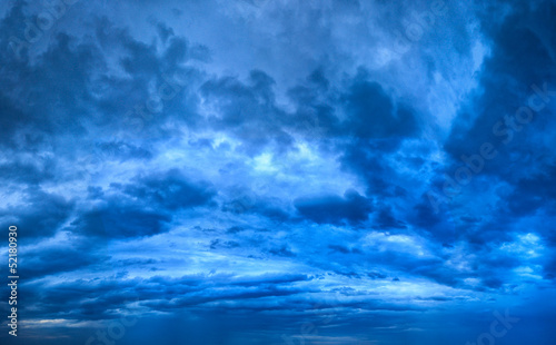 Background of Blue Texture of Skyscape