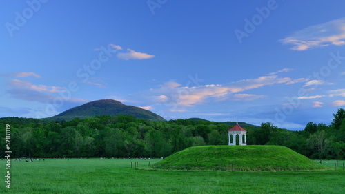 Nacoochee Georgia Indian Burial Mound and Gazebo photo