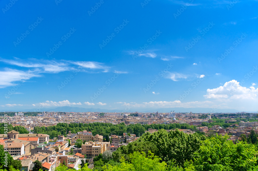 Roma, Panorama from Gianicolo, Italy Roma, Panorama from Gianicolo, Italy
