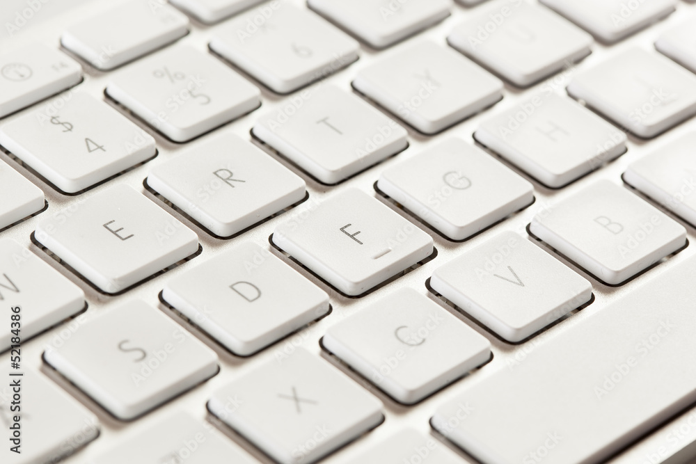 White and Grey Computer Keyboard White and Grey Computer Keyboard