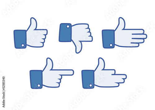 i like, like button set