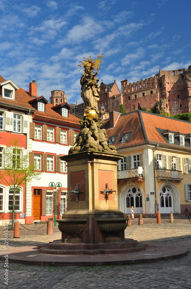 Brunnen in Heidelberg