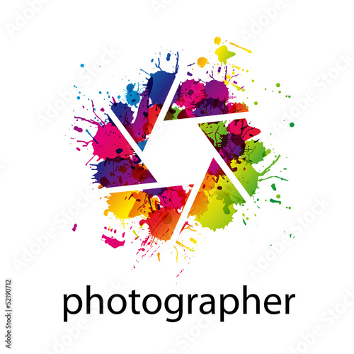 Vector logo photographer