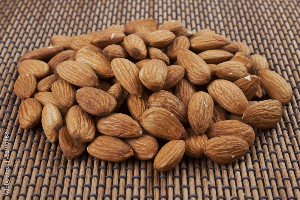 pile of almonds pile of almonds