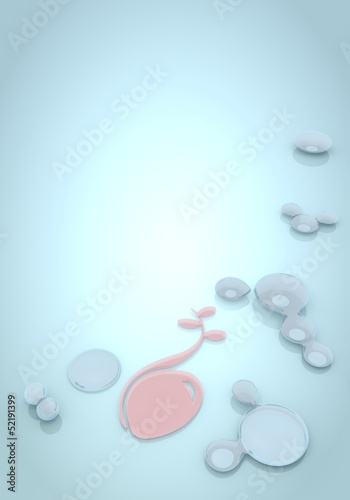 Fototapeta Naklejka Na Ścianę i Meble -  3d render of a polished app love icon