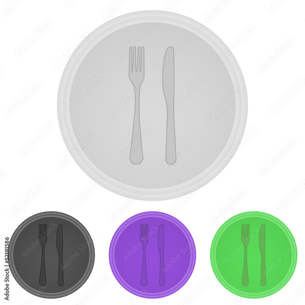fork and knife fork and knife