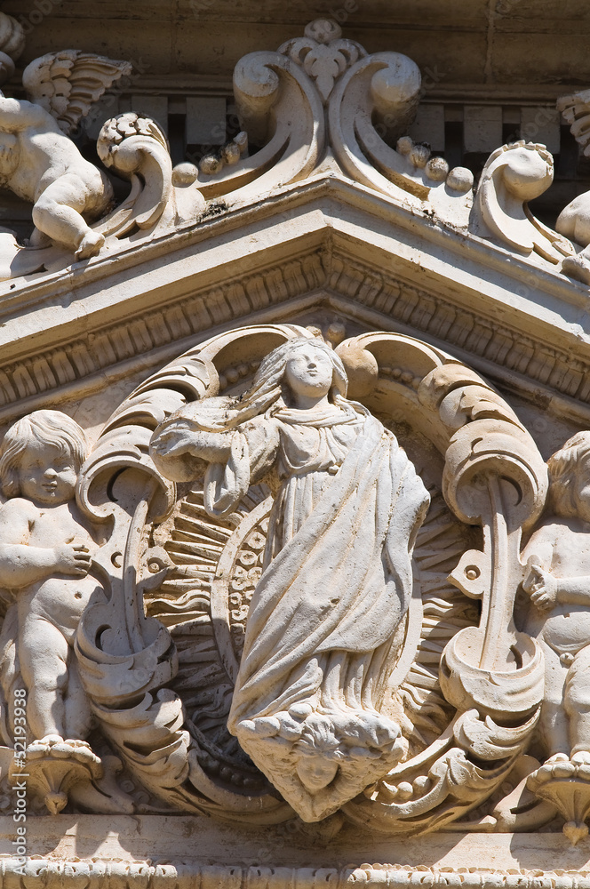 Duomo Church. Lecce. Puglia. Italy.