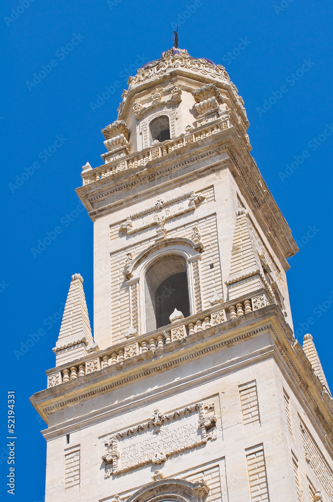 Belltower of Duomo Church. Lecce. Puglia. Italy. Belltower of Duomo Church. Lecce. Puglia. Italy.