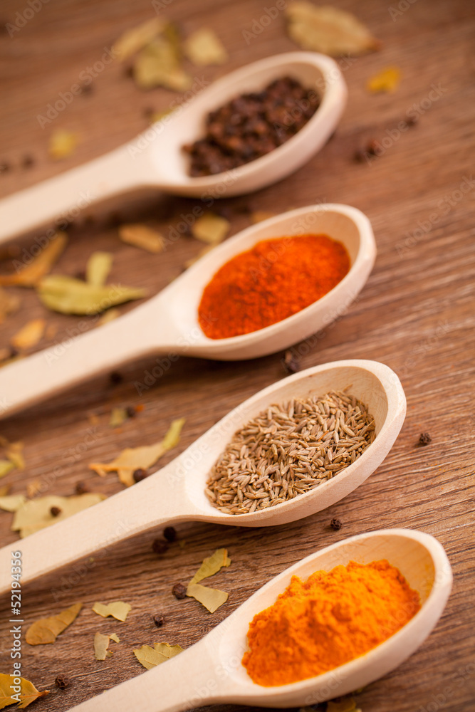 Various spices