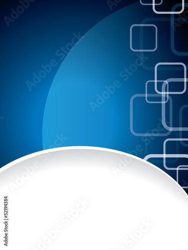 Abstract blue background design