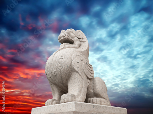 Stone Lion sculpture