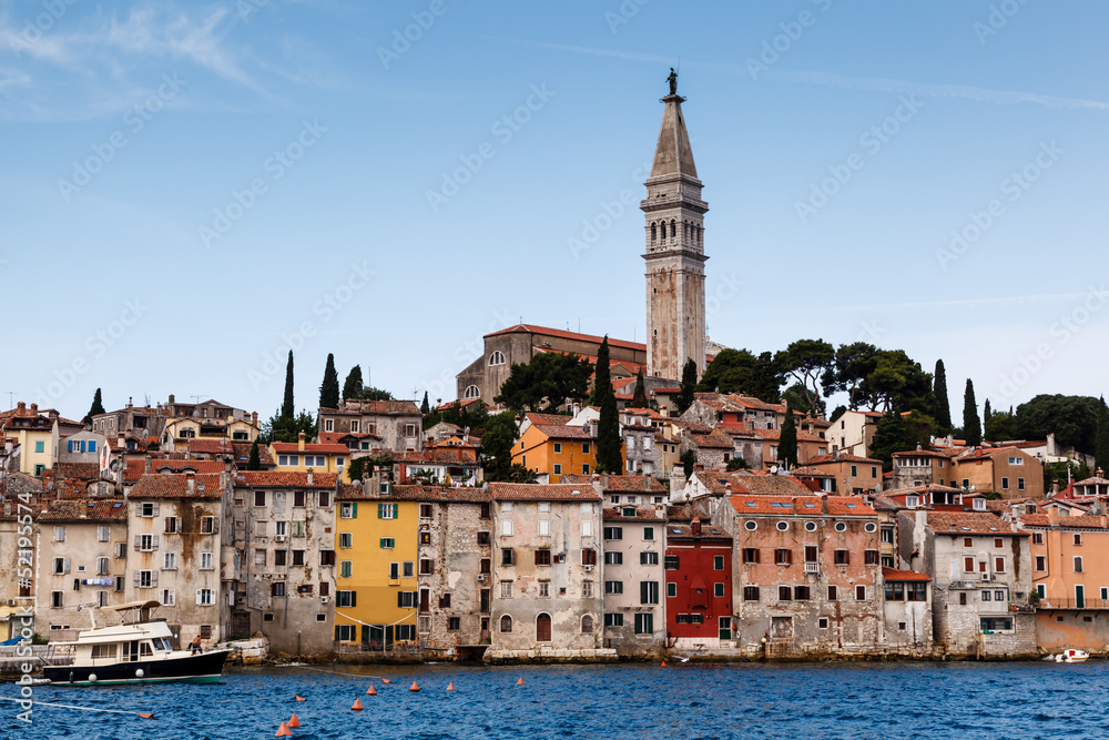 Medieval City of Rovinj and Saint Euphemia Cathedral, Istria, Cr Medieval City of Rovinj and Saint Euphemia Cathedral, Istria, Cr