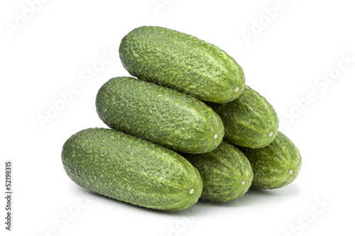 Homegrown organic cucumbers