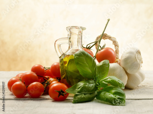 typical italian ingredients photo