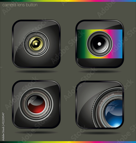 Camera icon set