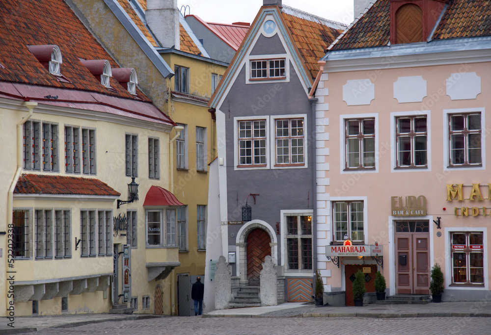 Old town in Tallinn, Estonia