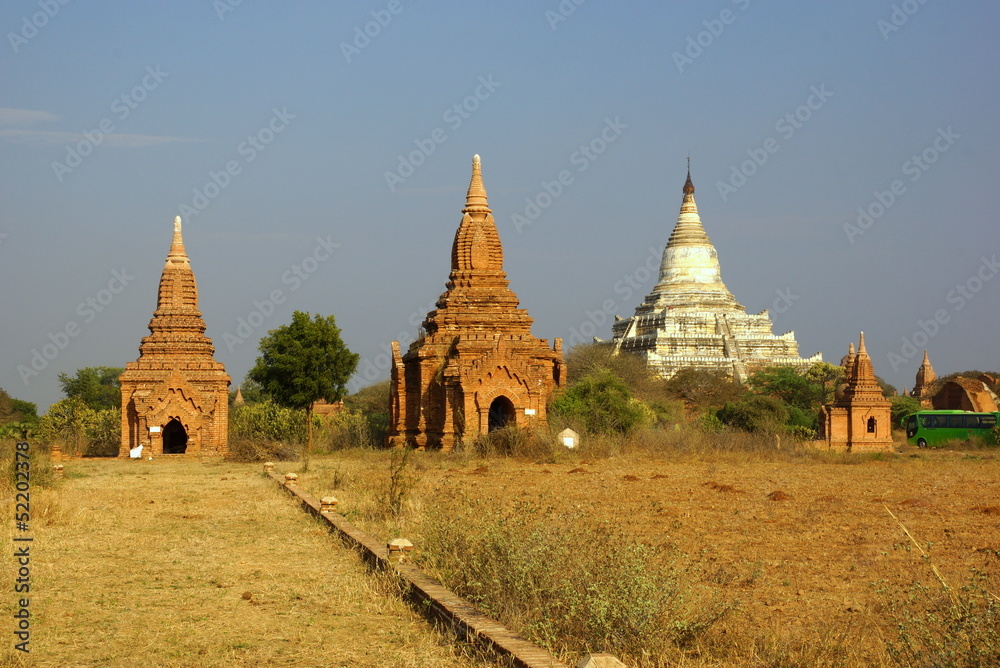 Ancient temples in Bagan, Myanmar
