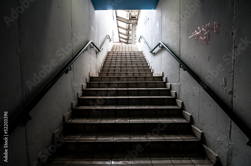 grunge stairway