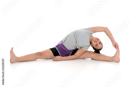 Girl in Yoga Pose