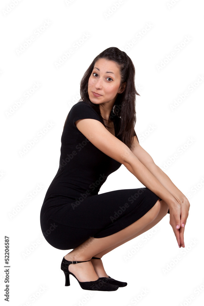 Woman in the squat Woman in the squat