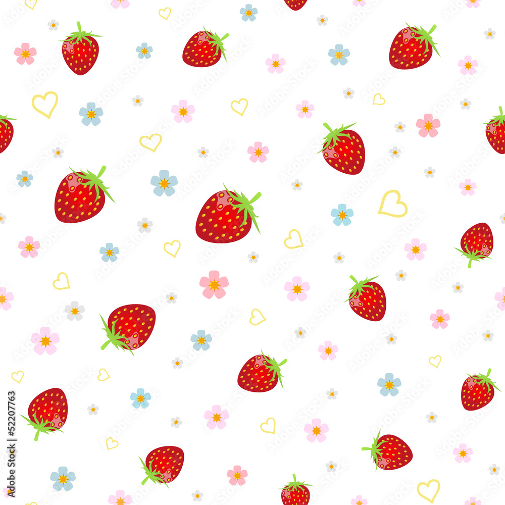 strawberry seamless pattern strawberry seamless pattern