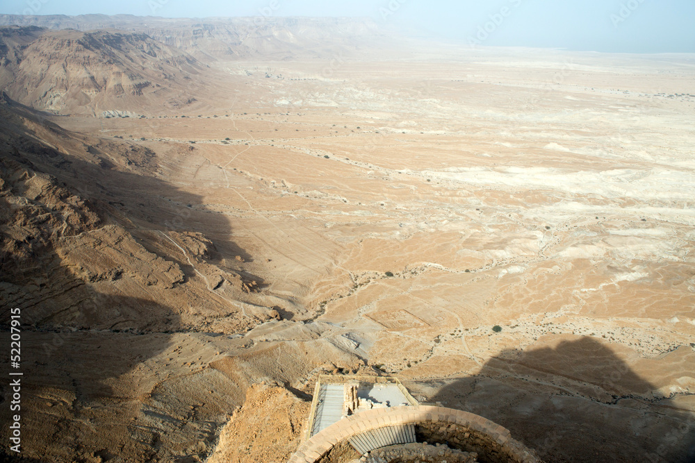 Fototapeta premium View to the desert from Masada