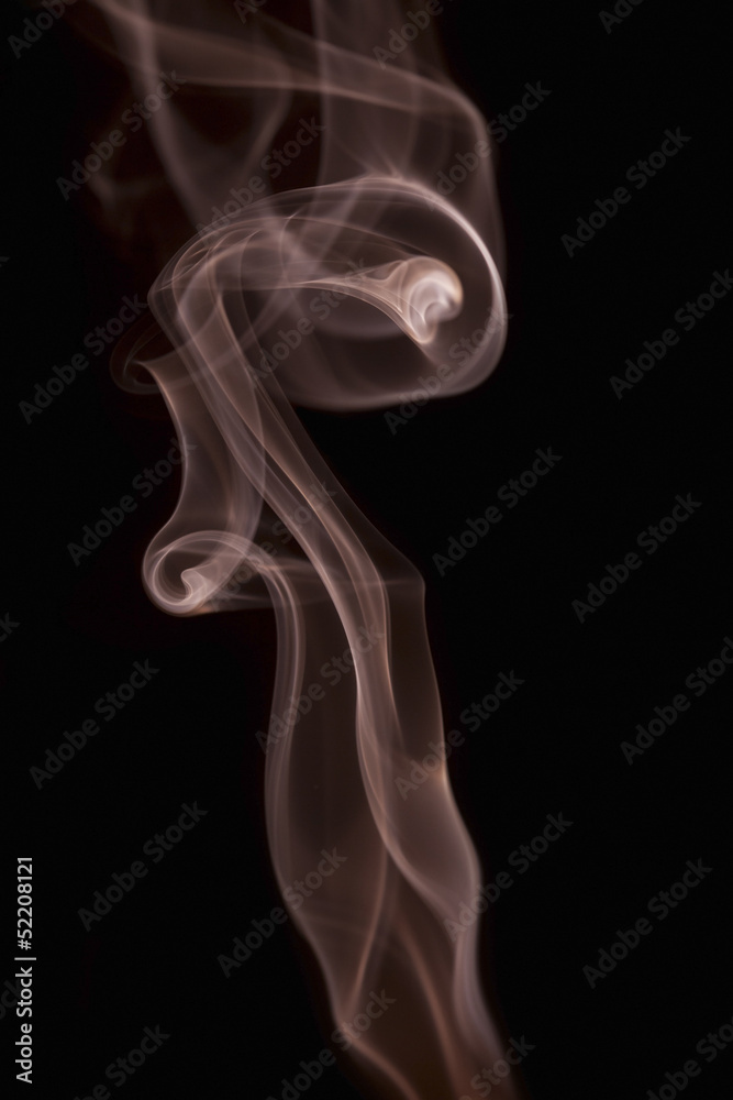 Abstract smoke isolated on black Abstract smoke isolated on black