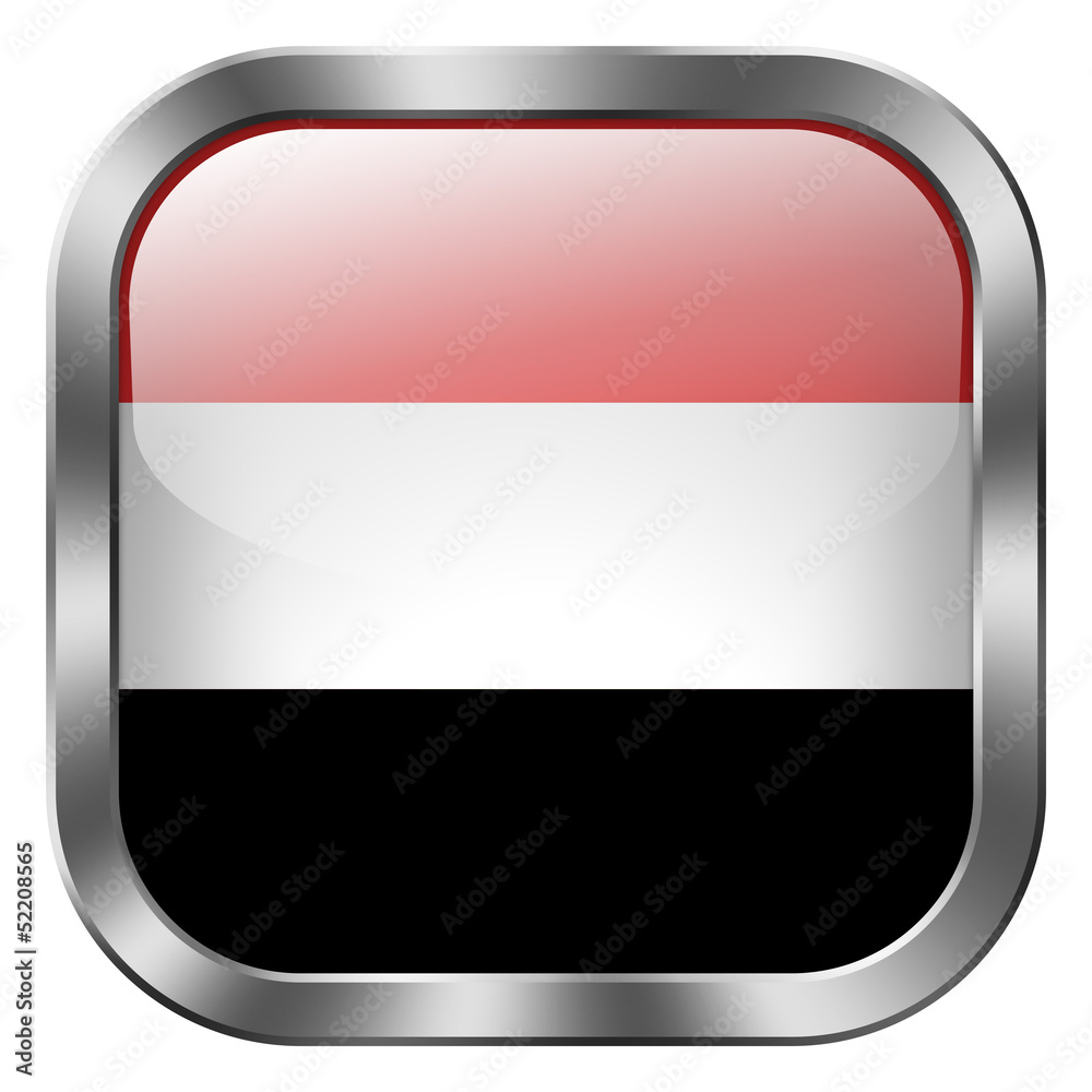 yemen square metal button yemen square metal button
