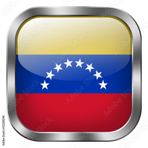 Free Download venezuela square metal button - GFXLoad