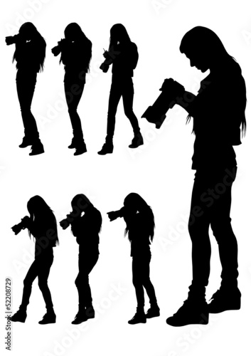 Girls with photo camera