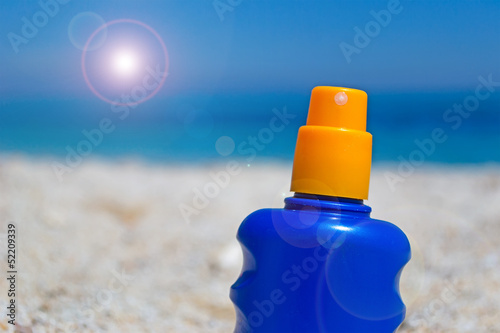 suntan lotion