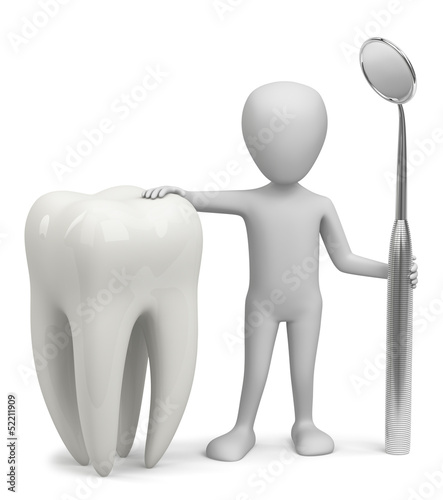 3D man - the dentist.