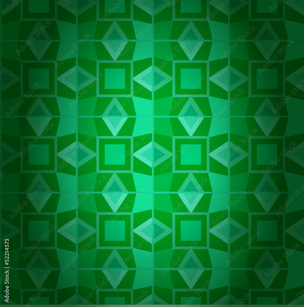 Geometrical dark emerald damask seamless texture Geometrical dark emerald damask seamless texture
