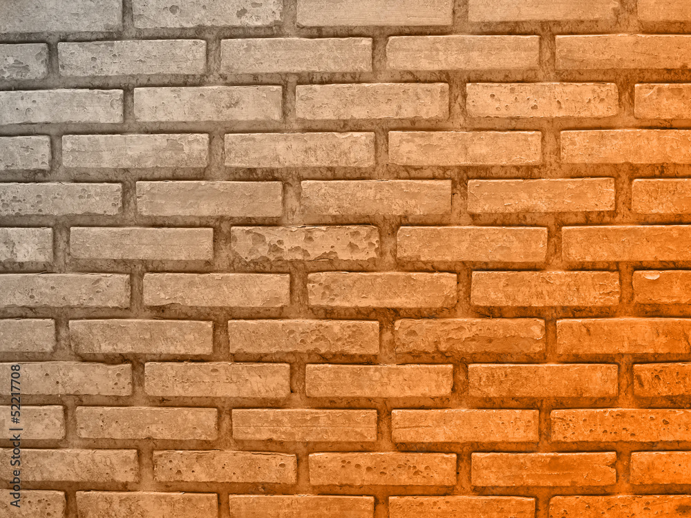 Obraz premium Orange wall
