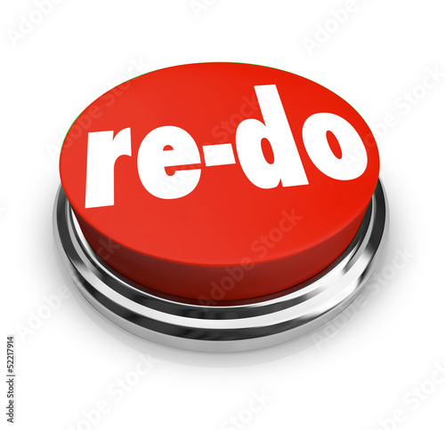 Re-Do Red Button Redo Change Revision Improvement