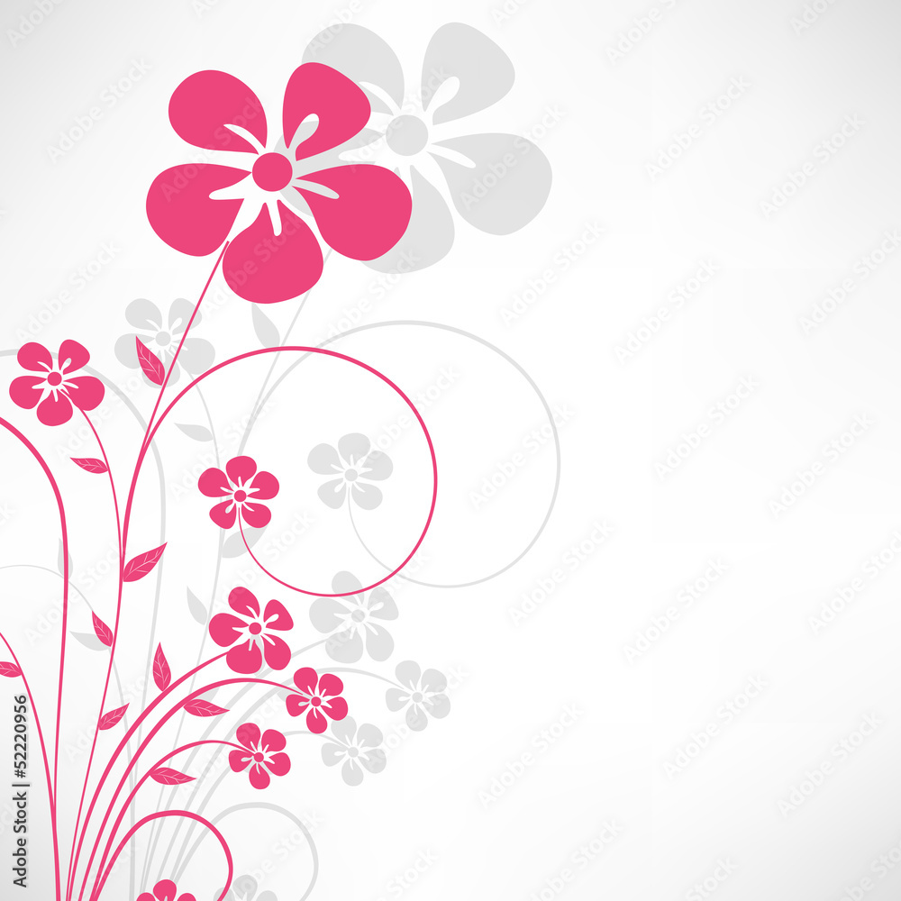 Beautiful floral background.