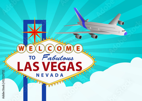 las vegas and airplane