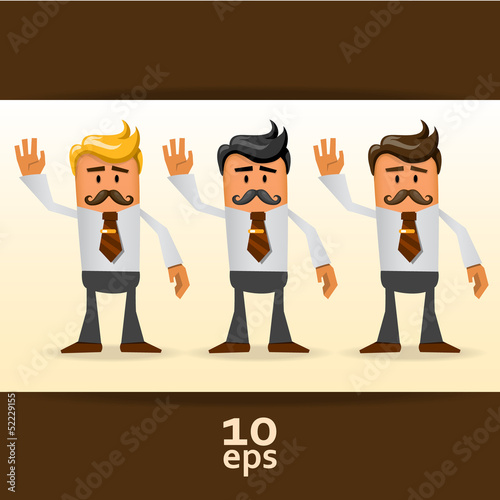 Set of office manager