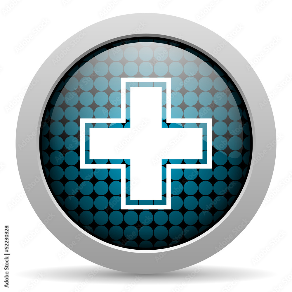 Obraz premium pharmacy glossy icon