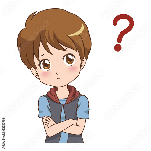 男の子/考える