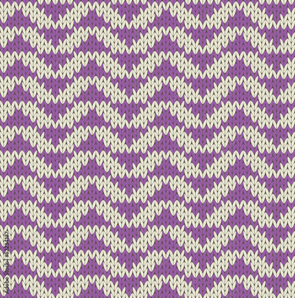 Seamless knit pattern imitation