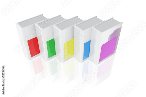 Several catalogs of different colors