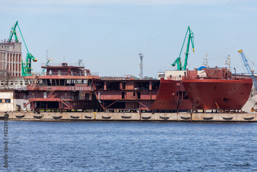 Shipbuilding. Gdynia - Poland.