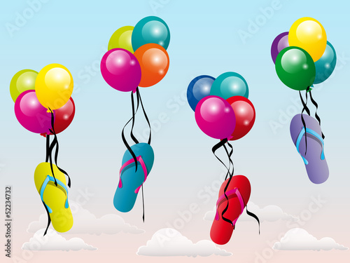 Ballons Tongs