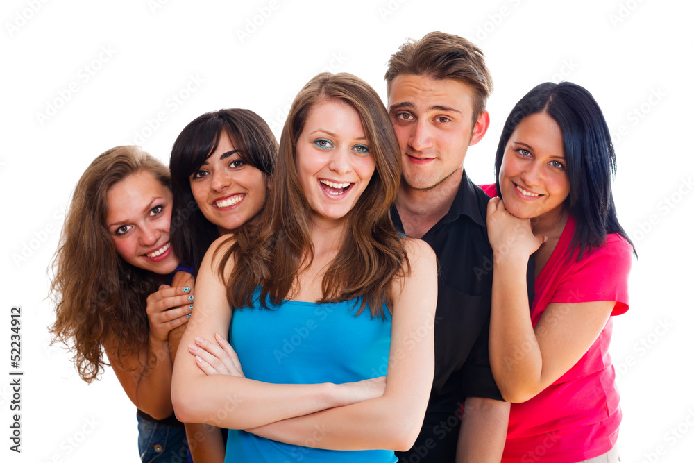 Happy Young Students Happy Young Students