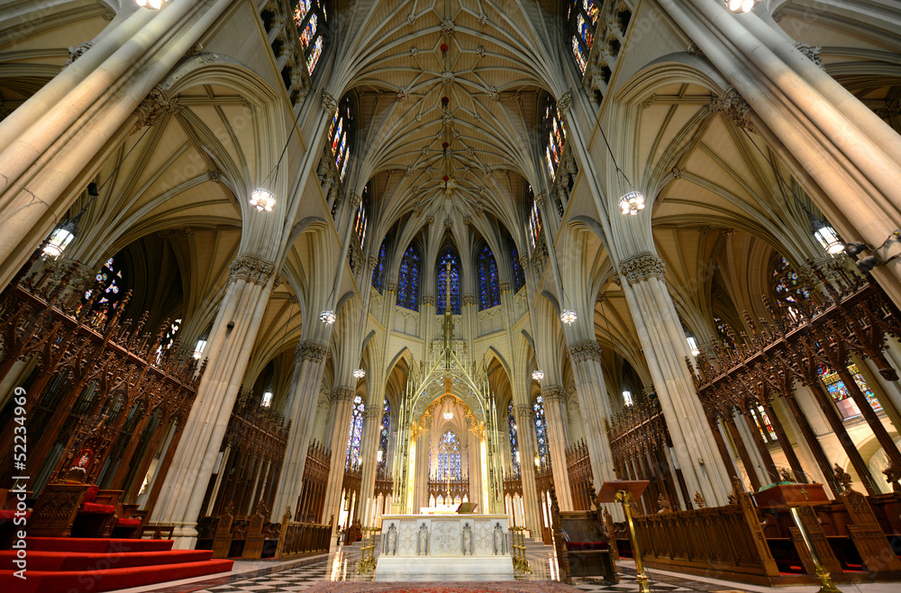 Baldachin and Altar of St. Patrick's Cathedral,New York City