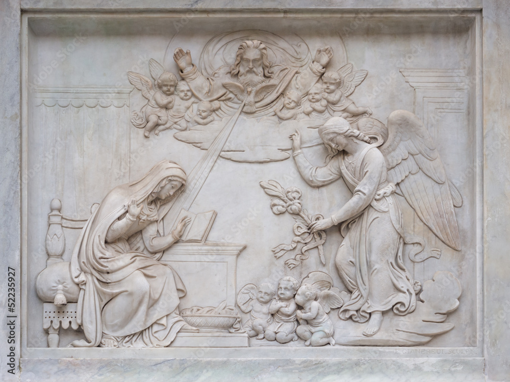Obraz premium Roma, monumento all'Immacolata (part.)