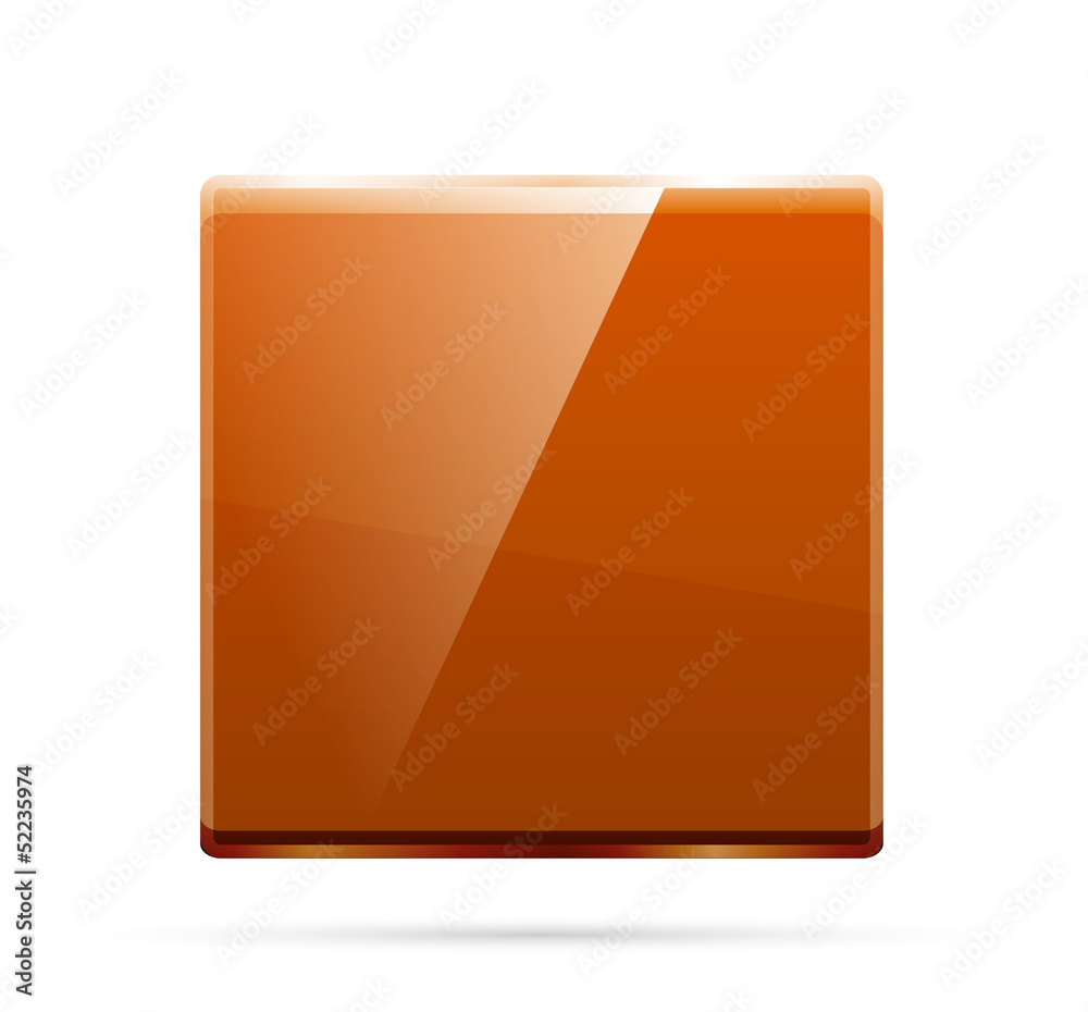 Glass square color plate Glass square color plate