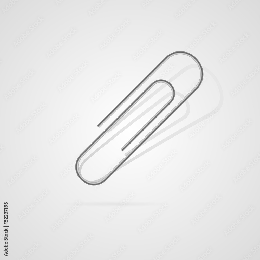 Vector paper clip Vector paper clip