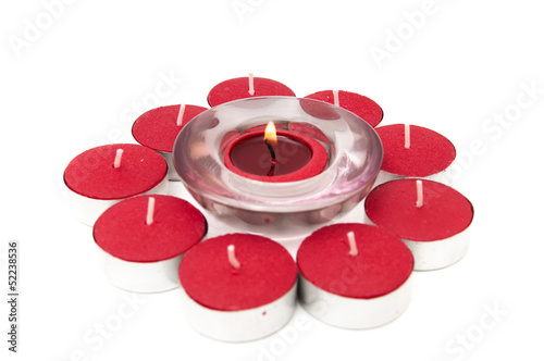 red candles